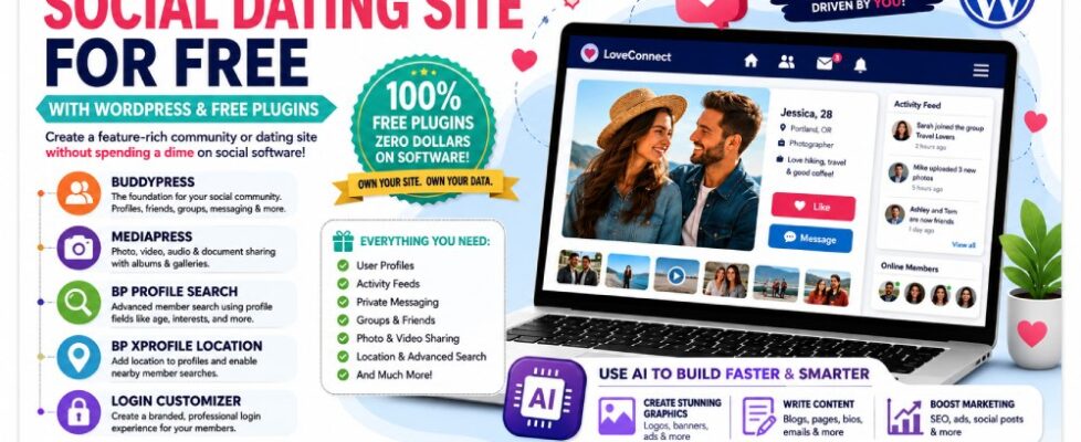 Build a Dating Site Free with WordPress