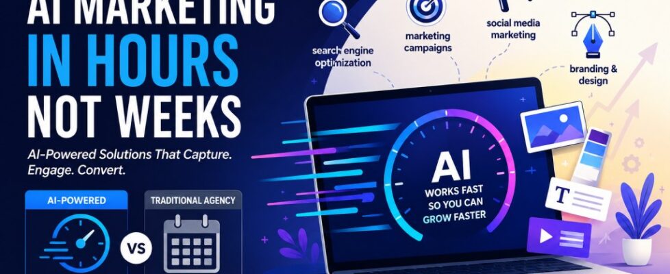 AI Marketing Delivered in Hours, not Weeks